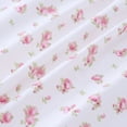 thumbnail image 6 of Modern Threads 4-Piece Sweet Rose Silky Soft Microfiber Adult Sheet Set, Ivory, King, 6 of 12
