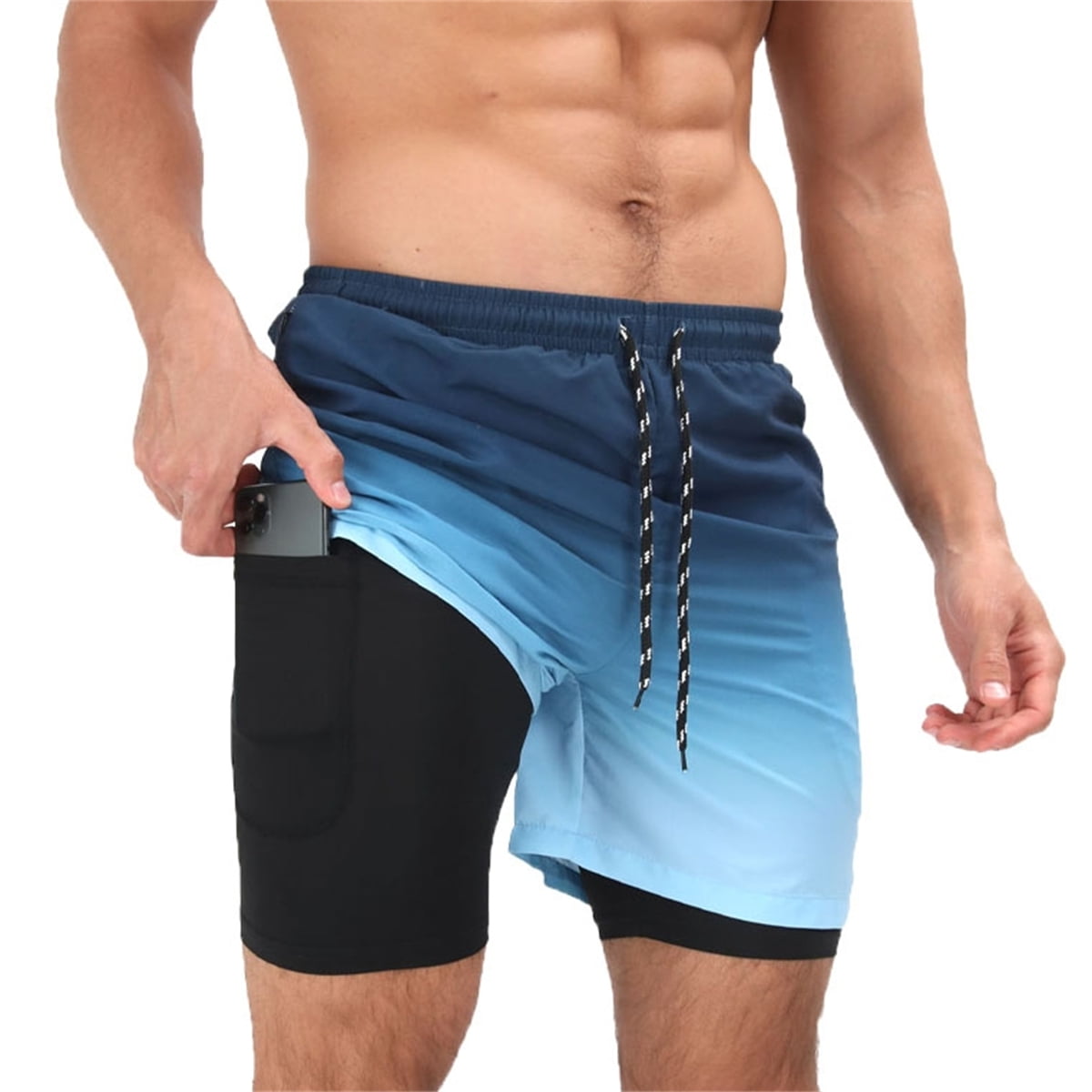 Nacida Men's Quick Dry Swim Trunks Swim Shorts for Swimming Beach