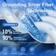thumbnail image 2 of Grounding Sheets Ivellow Queen Size, 10% fibra de plata pura, 2 of 9