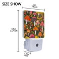 thumbnail image 3 of Yayeee LED Plug in Night Light for The Home with Auto Dusk to Dawn Light Sensors, 2 Pack, Vibrant Mushroom, 3 of 5