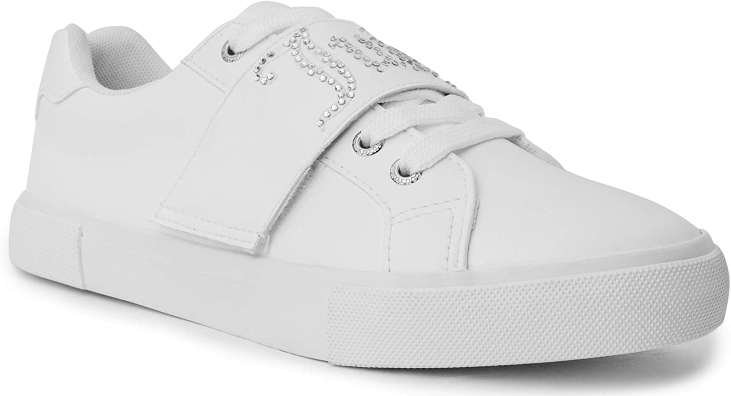 Juicy Couture Women Fashion Sneaker Womens Casual Shoes Platform Tennis Shoes All White, Chunky Sneakers, Walking Shoes - image 1 of 7