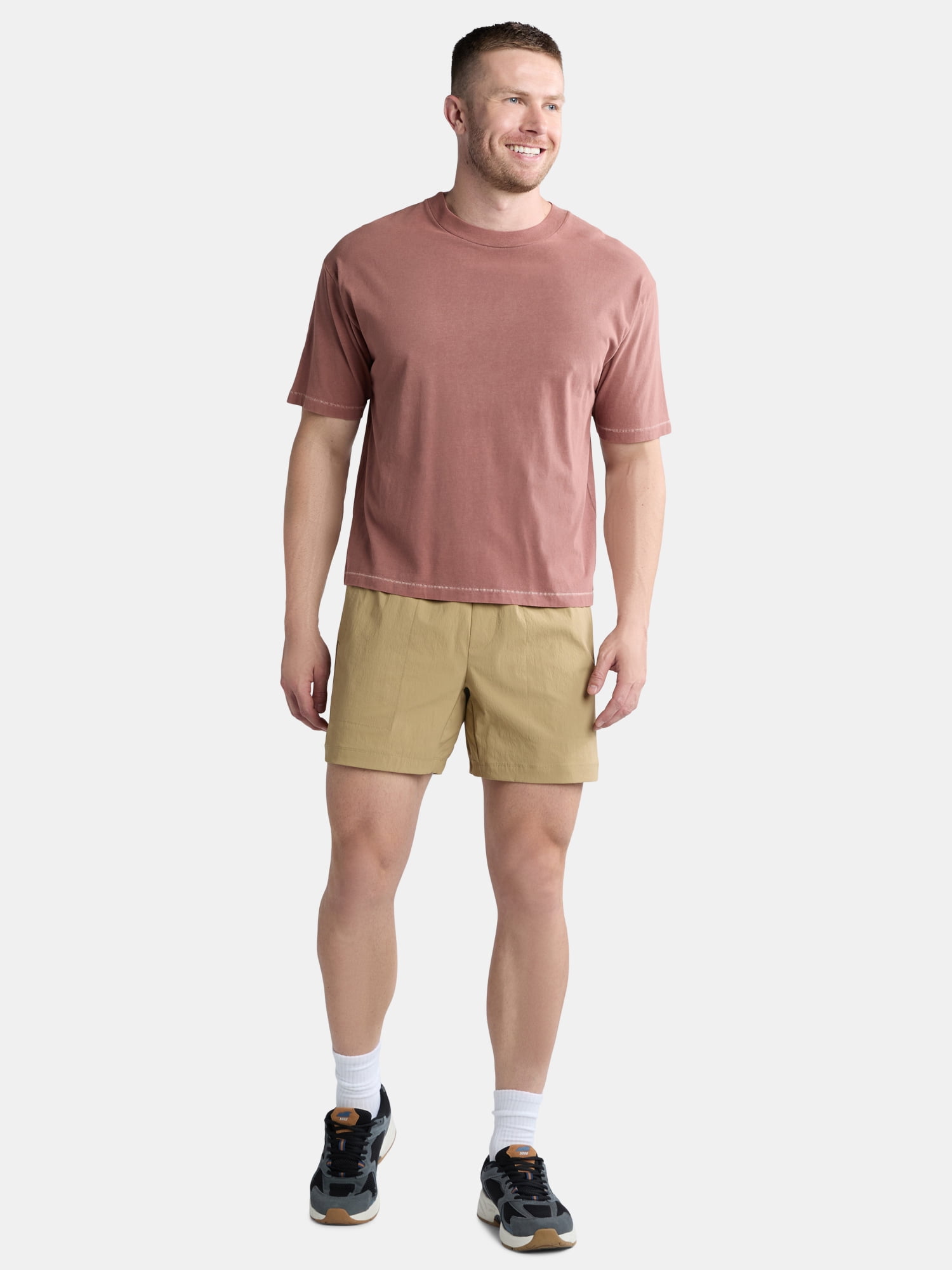 Ozark Trail Men's and Big Men's Amphibious Shorts, 6" Inseam, Sizes S-3XL