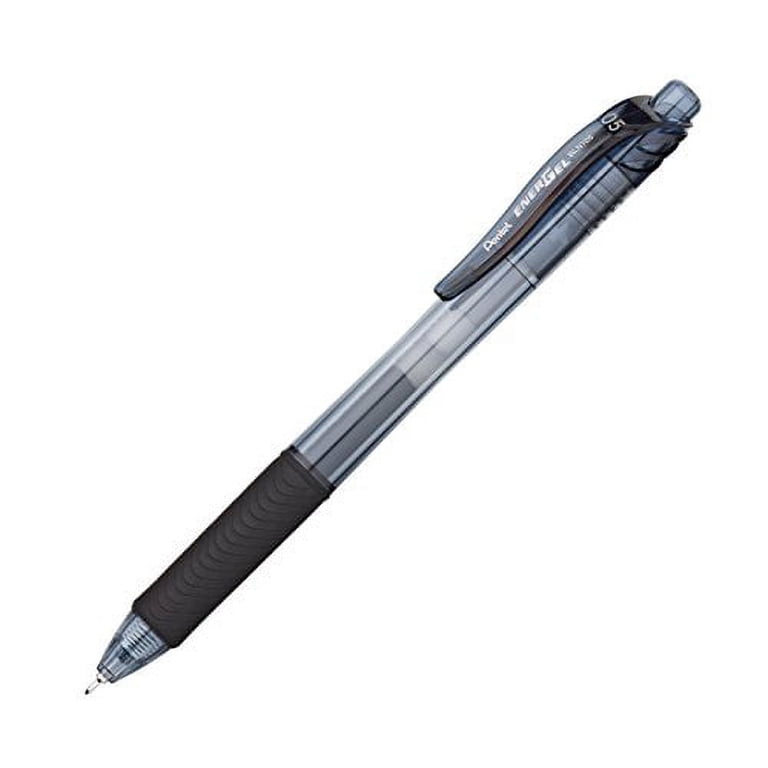 希少 Pentel ELEVEN 0.5 大文字 PENTEL 11 シャープ Pentel EnerGel-X Retractable Liquid Gel Pen, 0.5mm, Fine Line