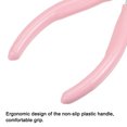 thumbnail image 5 of Uxcell Mini Needle Nose Pliers 4.5" Toothed Precision Plier with Pink Handle for DIY Crafts, 5 of 7