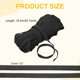 thumbnail image 2 of Uxcell 20 Yards Corset Boning Casing, 12mm / 1/2" Nylon Plush Boning for Sewing, Bra Cover Casing Band Tape for Lingerie Wedding Bridal Gown Dress Trousers Pants, Black, 2 of 6