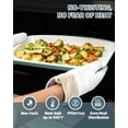 thumbnail image 6 of 30-Piece Ceramic Nonstick Baking Pans Set, Green Stackable Bakeware with Oven Safe Up to 550F, 6 of 8