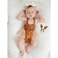 thumbnail image 5 of Cjfdfy Newborn Baby Girl Christmas Outfit Kids Baby Reindeer Costume Deer Romper Dress 0 3 6 9 12 18 24 Months Sleeveless Halter Neck Backless Tulle Bodysuit Antlers Headband Animal Cosplay Costume, 5 of 10