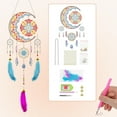 thumbnail image 3 of DIY Wind Chime Suncatcher Diamond art Painting Kit,Complete Beginner Craft Gift for Women& Adults, 3 of 9