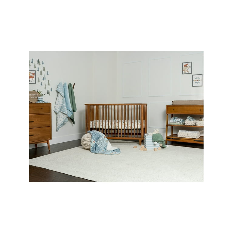 Modern Moments by Gerber Baby Toddler Boy Ultra Soft Fitted Crib Sheet White Walmart