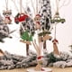 thumbnail image 2 of Juego de 4 adornos colgantes para árbol de Navidad, pintados a mano, con dibujos de coches, camiones, perros y animales, juguetes para niños, decoración navideña., 2 of 5