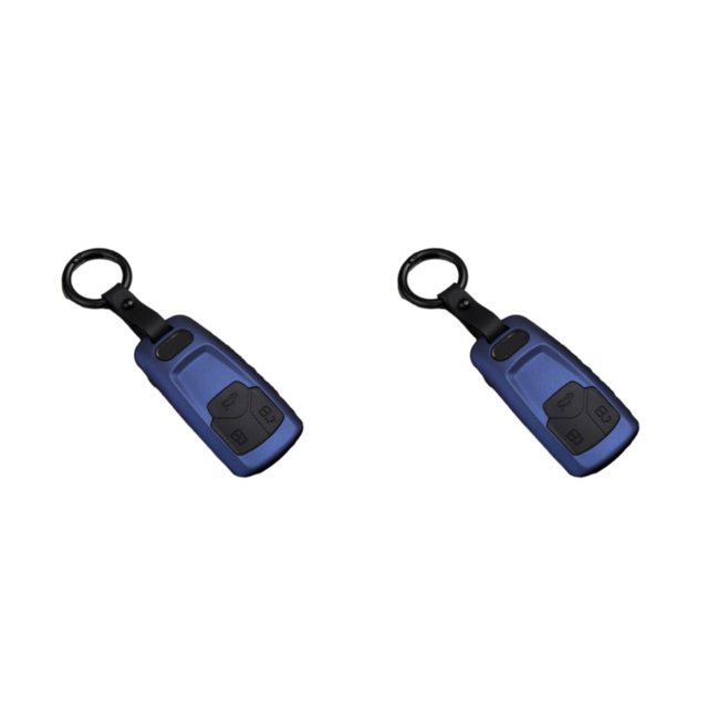 Sidaley Funda de TPU para llave de coche, funda protectora para llaves de vehículo, accesorios de modificación de actualización de Azul 2piezas