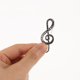 thumbnail image 3 of Broche de nota musical con diamantes de imitación para mujer, 3 of 8