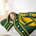thumbnail image 4 of jejeloiu Rugby Football Game Full Size Comforter Sets,Green Yellow Bedding Sets For Boys Kids Reversible 3-Piece, 4 of 8