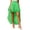 Green, variant on Women's Asymmetrical Long Tulle Skirt, Rainbow Colorful Multilayer Ballet Underskirt, Fluffy Party Skirt for Halloween Costume, 80s Outfit and Festive Celebration Green A