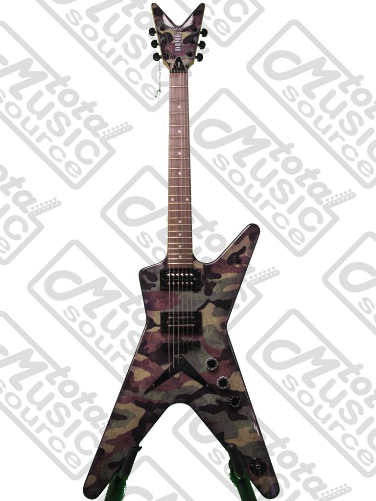 Dean Dimebag ML Camo Graphic Electric Guitar, Free Strap