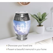 Heavenly Cross Urns for Cremation Ashes Large Urn XL or Small Keepsake Urns for Adult Cremation Ashes & Urns for Human Ashes for Home or Burial Cremation Urns