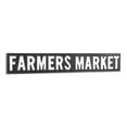thumbnail image 2 of Contemporary Home Living 32.25" Black and Gray Farmers Market Wall Sign, 2 of 5