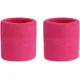 thumbnail image 3 of Conjunto de muñequeras y diademas para el sudor - Banda deportiva de algodón (1 diadema + 2 muñequeras) - Rosa, 3 of 5