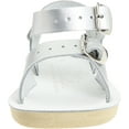 thumbnail image 2 of Salt Water Sandals 1712-SILVER: by Hoy Shoe Surfer Silver Sandal (2 M US Little Kid), 2 of 7
