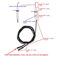 thumbnail image 5 of 8Pc 38Inch Ignitor Wire & Ceramic Electrode Assembly,Ignition Electrode Can DIY Bending for Gas Ceramic Plug Ignition, 5 of 5