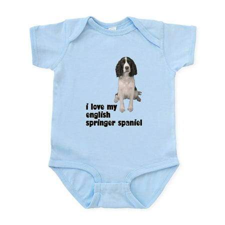 

CafePress - I Love My Springer Spaniel Infant Bodysuit - Baby Light Bodysuit Size Newborn - 24 Months