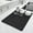 Black, variant on Kitchen Dish Drying Mat, 31.5"x17" Extra Large Dish Drying Mats for Kitchen Counter, Super Absorbent Dish Mat, Diatomite Coffee Mat Heat Resistant Mat with Anti-slip Rubber Backed (Grey,1 Pack)