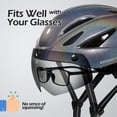 thumbnail image 2 of Casco para Bicicleta Odoland Brillo Galaxia con Visera Solar Magnética, 2 of 6