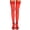 Red, variant on Lingerie for Women Nightwear Lace Top Thigh High Sheer Stockings Antiskid Silicone Ultra Shimmery Pantyhose Breathable Babydoll Underwear