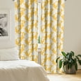 thumbnail image 2 of Ambesonne Botanical Curtains, Peony and Rose Flowers, Pair of 28"x95", Pale Orange White, 2 of 5