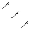 thumbnail image 2 of ziyahi Motorcycle Dirt Bike Right Side Brake Lever Brakes Handles Maintenance Modification Accessory Replacement for 110cc/125cc/140cc Right 3Set, 2 of 6