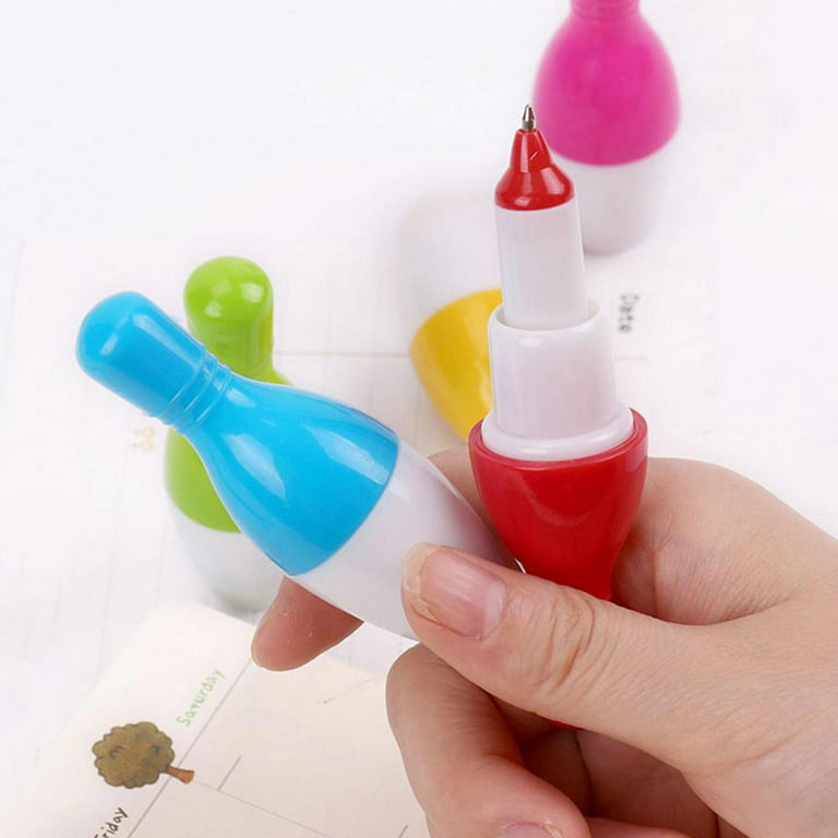cute bowling shape point drill pen