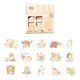 thumbnail image 1 of 45 hojas de pegatinas decorativas bonitas pegatinas estéticas creativas (gato naranja gordo), 1 of 3