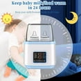 thumbnail image 3 of Baby Bottle Warmer, Baby Bottle Warmer and Sterilizer with Timer, 8-in-1 Fast Milk Warmer for Baby Breastmilk, Temperature Adjustment & 24H Constant Heat & Thaw, Baby Food Heater, up to 4 Bottles, 3 of 10