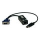 Tripp Lite USB Single Server Interface Unit Virtual Media KVM Switch HD15 USB RJ45 TAA - Extenseur KVM - jusqu'à 98 Pieds – image 4 sur 6
