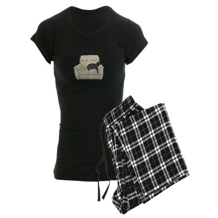

CafePress - Black Lab Play Hard - Women s Dark Pajamas