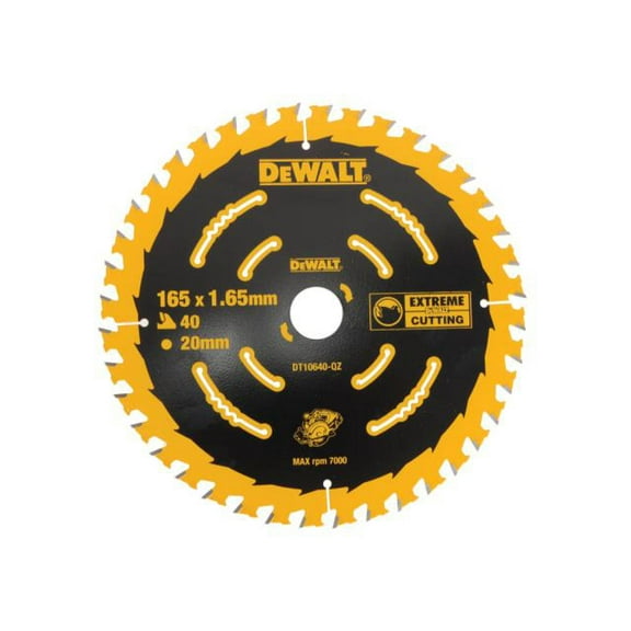 DEWALT - Cordless Extreme Framing Circular Saw Blade 165 x 20mm x 40T