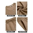thumbnail image 5 of COOFANDY Men's 2 Pieces Outfits Casual Quarter Zip Polo T Shirt and Shorts Set Athletic Jogging Summer Tracksuit, 5 of 5