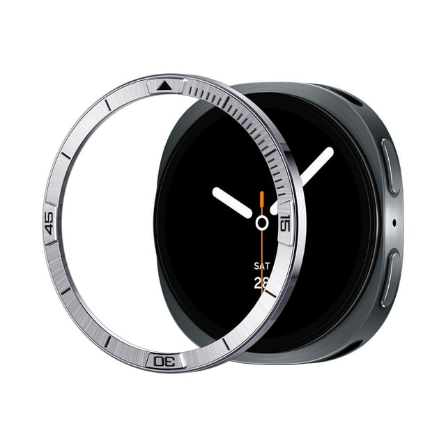 Screen Protector Spigen Bezel Tune for Galaxy Watch 8 44mm Silver