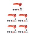thumbnail image 2 of Soidarity ZTTO Soporte de bicicleta Soporte de cronómetro Velocímetro Extensión de reloj Soporte de bicicletas de montaña de carretera Accesorios de Type2 NO2 Soidarity CBP322710, 2 of 5