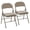 Khaki-Fabric, variant on EDX 8 Pack Folding Chairs with Ergonomic Back, Heavy Duty Plastic Stackable Portable Folding Chairs, Weight Capacity 330 Lbs, For Home, Office, Events, White