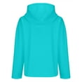 thumbnail image 5 of NMMUED Womens Fall Clothing, Half Zip Sweatshirt Women, Workout Tops for Women, Fall Sweatshirts for Women, Sweatshirt for Women, Sky Blue 3XL, 5 of 9