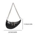 thumbnail image 2 of Bolso Hombro para Mujer Cadena PU Color Sólido Elegante Masa Al Aire Libre, 2 of 8
