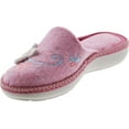 thumbnail image 3 of SC Home Collection Girls 18317 Natural Wool Butterly Embroidered House Slippers Made in Europe, 3 of 4