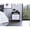 Multicolor+Smoke+White, variant on Lightweight Nightstand with Storage / Bedroom Essential / Store Books and Accessories