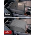 thumbnail image 5 of KBH Center Console Armrest Cover for Ford F150 2004-2014/Expedition 2007-2014, Leather Middle Console Cover for Lincoln Mark LT 2006-2008, Gray, 5 of 8
