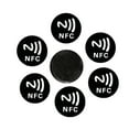 thumbnail image 2 of ZUARFY 6PCS Black Anti Metal Sticker NFC Ntag213 Tags NTAG 213 Metallic Label Badges, 2 of 9
