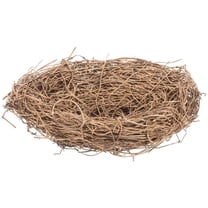 NICEXMAS 1Set Bird Nest Ornament Light Brown for Easter Spring Decor Adorning