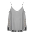 thumbnail image 4 of Neewe Tank Top for Women Summer Button Down V Neck Spaghetti Strap T Shirts Sleeveless Loose Fit Fashion Tops 2026, 4 of 8