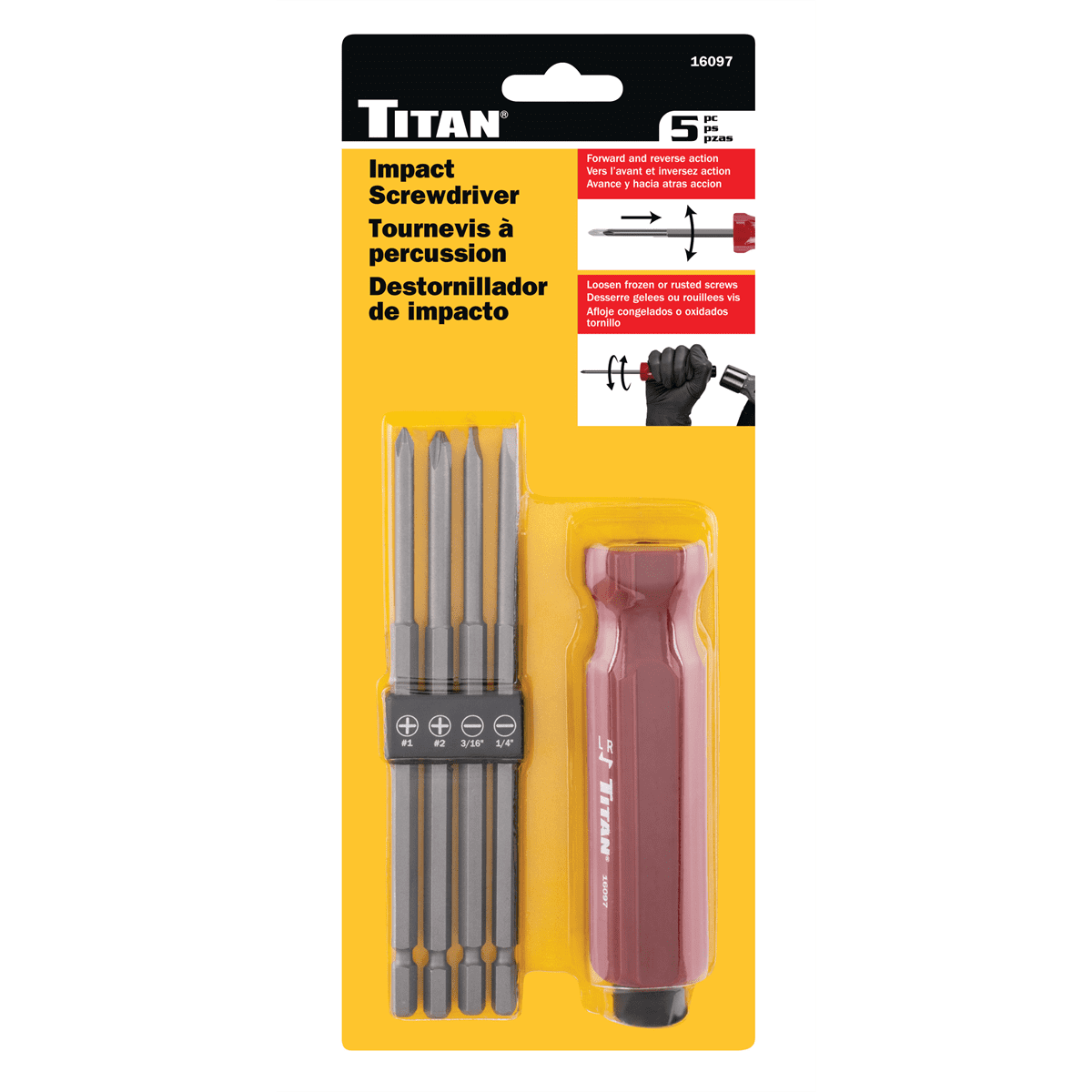 Titan 1/4 Inch Drive Impact Driver