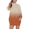 thumbnail image 3 of LAICAIW Robe Chandail Longue Ample à Col Roulé Oversize pour Femmes, 3 of 6